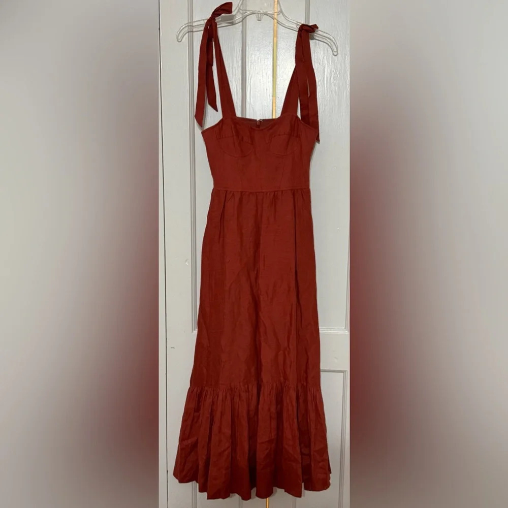 JONATHAN SIMKHAI Georgia Bustier Midi Dress - Picture 5 of 7